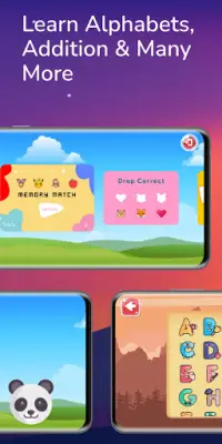 Kids Offline Preschool Games for Brain Development Screen Shot 1