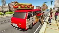 Camión de comida de entrega de hot dog Screen Shot 1