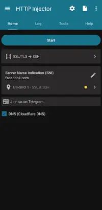 HTTP Injector (SSH/UDP/DNS)VPN Screen Shot 0