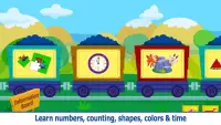 قطار الفرح - الألعاب التعليمية المجانية للأطفال Screen Shot 1