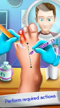 Foot Care Offline Doctor Games Screen Shot 1