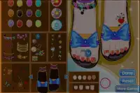 Holiday Pedicure - Jogos para meninas Screen Shot 1