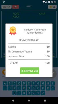 KeYa! Sözlük oyunu, sözcük bulmaca, kelime oyunu Screen Shot 3