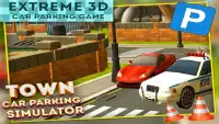 Town Car Parking Simulator 3D Screen Shot 0