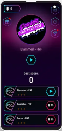 FNF Tiles Hop Music Game Screen Shot 0