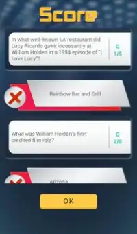 William Holden Quiz Screen Shot 4