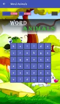 Word search for animals Screen Shot 0
