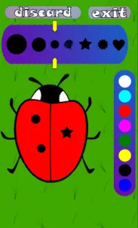 Ladybug (ladybird) paint app Screen Shot 1