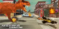 US Army Dog City Rescue-Dino Rampage 2020 Screen Shot 1