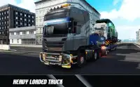 Euro Truck : Cargo Delivery Offroad Simulator Game Screen Shot 0
