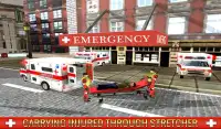 Salvamento da ambulância Motorista Simulator 2017 Screen Shot 5