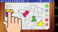 Carte de France Jeu Screen Shot 1