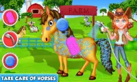 Build A Horse Stable Farmhouse: Animal Pet House Screen Shot 1