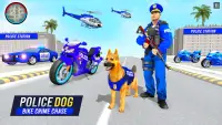 Police Dog Crime Bike Chase Screen Shot 0