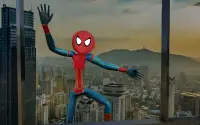 Stickman Rope Hero Spider Fight Miami City Crime Screen Shot 3
