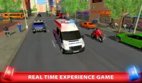 सिटी एम्बुलेंस बचाव रश खेल Screen Shot 7