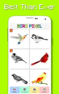 Bird Color By Number - Pixel Art Screen Shot 5