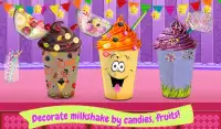 Milkshake Maker Chef-Frozen Smoothie Jogos de Culi Screen Shot 9