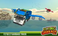 City Garbage Flying Truck- Flying Games Screen Shot 2