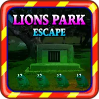 Nieuwe ontsnappingsspellen - Lions Park Escape Screen Shot 0