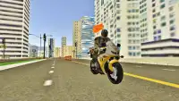 دراجة نارية سريعة سائق 3D Screen Shot 3