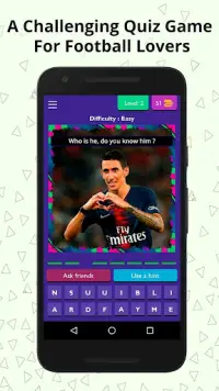 Football Quiz League : FIFA Tr Screen Shot 1