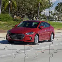 Puzzles Hyundai Elantra Jeux de voiture gratuits Screen Shot 5