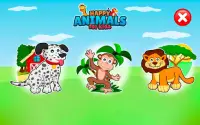 Веселые Животные для Детей - Развивающие пазлы Screen Shot 7