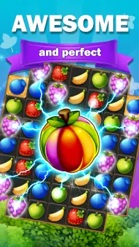 Sweet Fruits POP : Match 3 Screen Shot 2