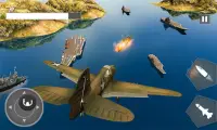 ミリタリーストライクハーバー：第二次世界大戦シューティングゲーム Screen Shot 1