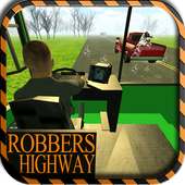 Bus Driving & Robbers Getaway