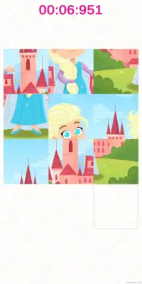 👸Princess Sliding Puzzle 🧩A puzzle game for kids Screen Shot 5