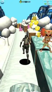 Subway Ninja Run Surf  - Escape The Snow Temple Screen Shot 7