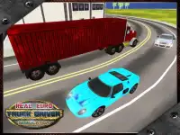Real Euro 3D Truck Driver Sim Screen Shot 8