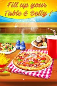 Supreme Pizza Maker - Kids Cooking Game Screen Shot 1