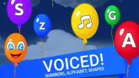 Balloon Pop: Fun Educational Games for Kids Screen Shot 2
