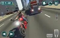 City Driving Motorcycle Simulator: City Moto Hero Screen Shot 1