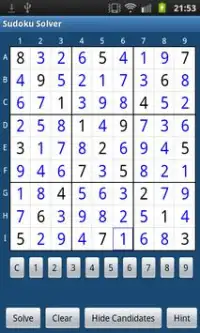 Sudoku Solver and Helper Screen Shot 2