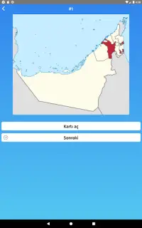 Eyaletleri bul: Birleşik Arap Emirlikleri - Harita Screen Shot 11
