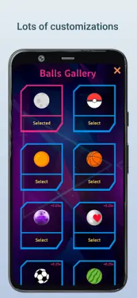 Neon Pinball - Classic, relaxing and calm Screen Shot 6