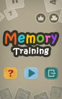 Memory Training Screen Shot 0