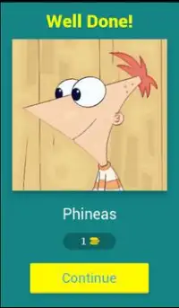 Phineas and Ferb Game - Quiz Screen Shot 1