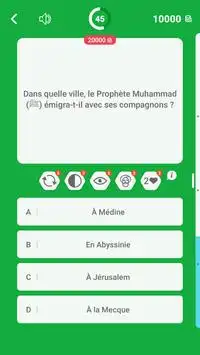 🌙 Islamic Quiz in French 2020 - Quiz, Word Game Screen Shot 1
