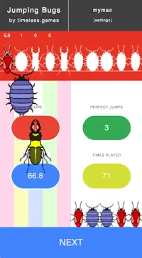 Jumping Bugs Game Screen Shot 1
