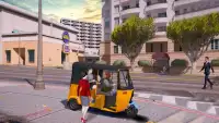 modern city tuk tuk auto rickshaw game Screen Shot 3