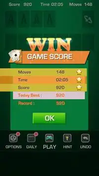 Spider Solitaire Game Theme Screen Shot 5
