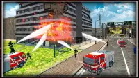 City Firefighter Rescue Fire Truck Simulator Screen Shot 7