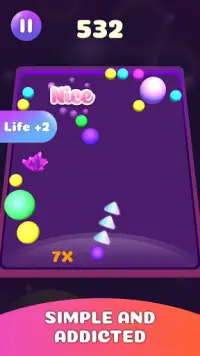 Fun Ballz - Hit and merge balls race by color Screen Shot 2