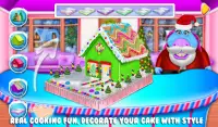 DIY Gingerbread House Cake Maker! Cooking Game Screen Shot 11