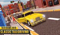 City Taxi Driving Simulator: Yellow Cab Parking Screen Shot 0